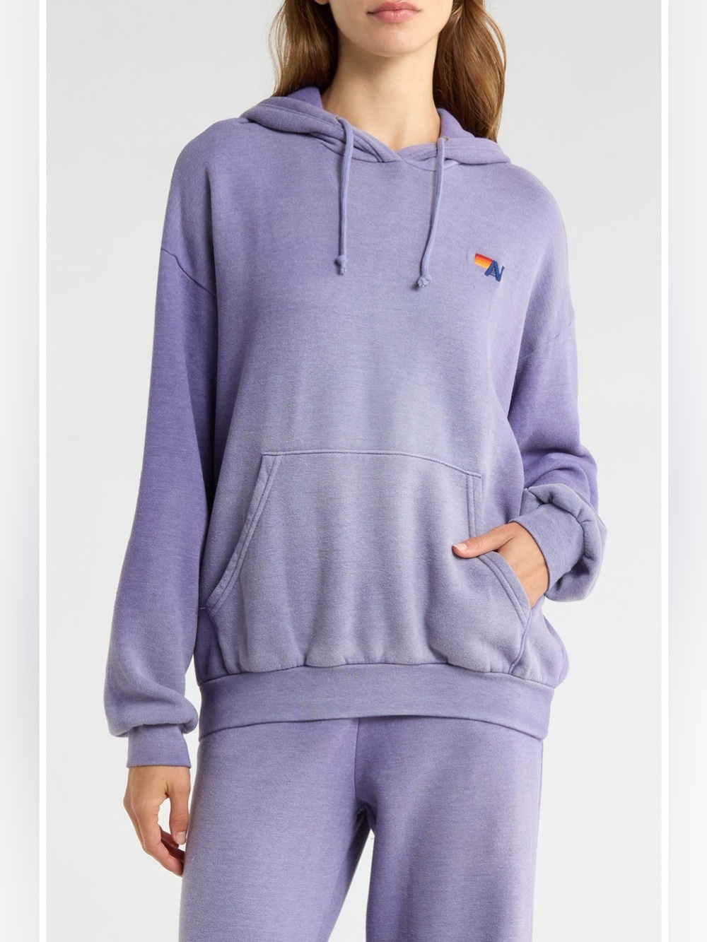 Aviator Nation Essential Hoodie Grape Purple